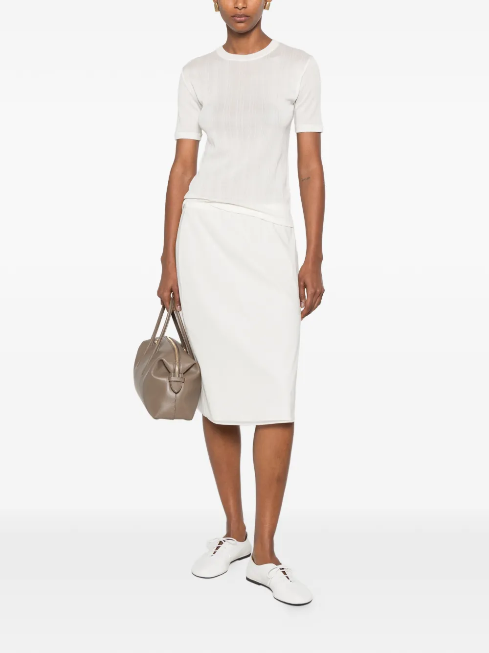The Row Etina T-shirt Beige