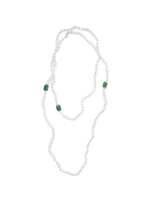 Izabel Display Mega Pearl cubic-zirconia necklace