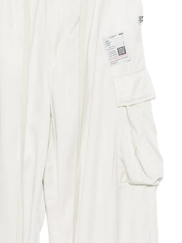 Maison MIHARA YASUHIRO satin-finish Drawstring Cargo Pants