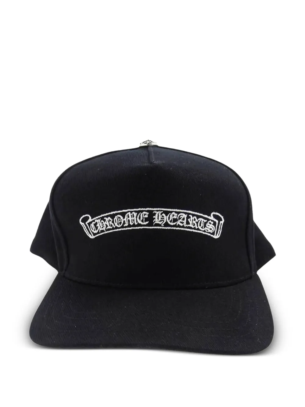 Chrome Hearts embroidered Scroll baseball hat - Nero