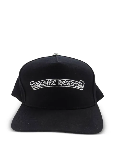 Chrome Hearts embroidered Scroll baseball hat
