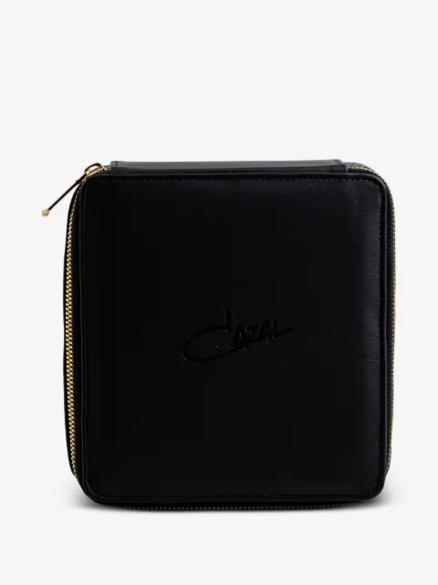 Cazal logo-embossed travel case