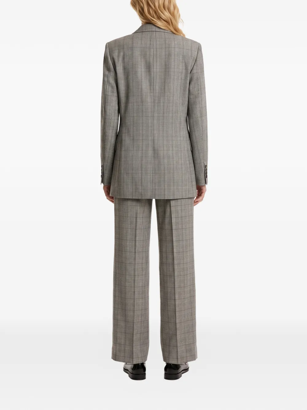 Situationist Geruite pantalon Grijs