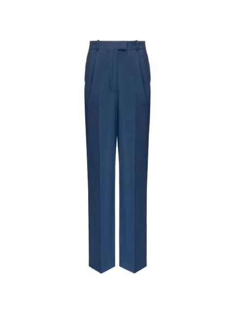 Situationist pleated virgin-wool tailored trousers