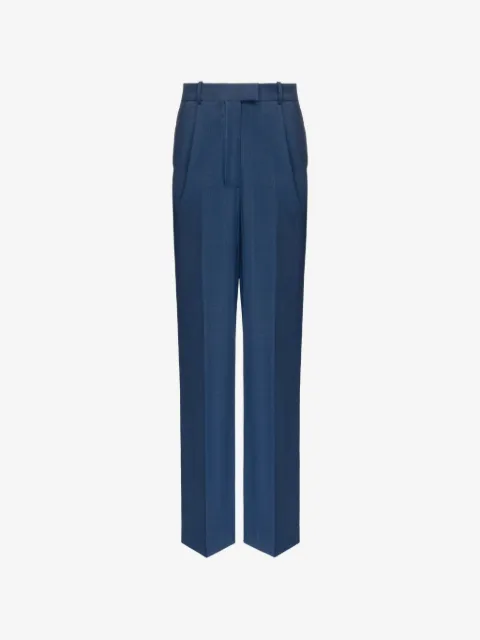 Situationist pleated virgin-wool tailored trousers