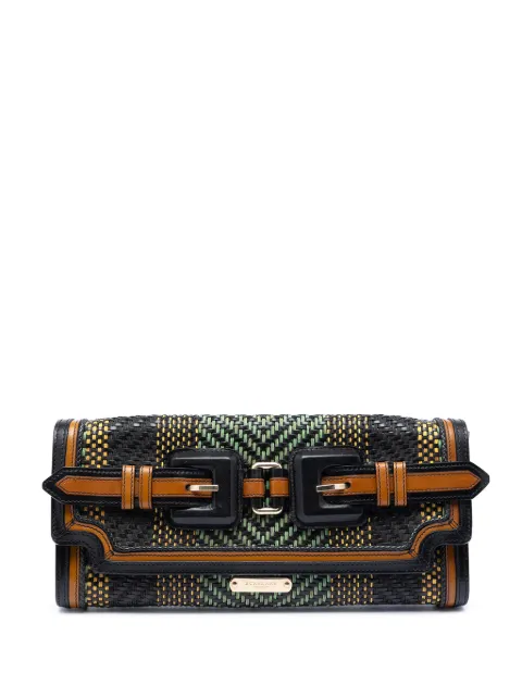 Burberry Pre-Owned bolsa de mano Prorsum de algodón y piel de búfalo tejida 2000-2017