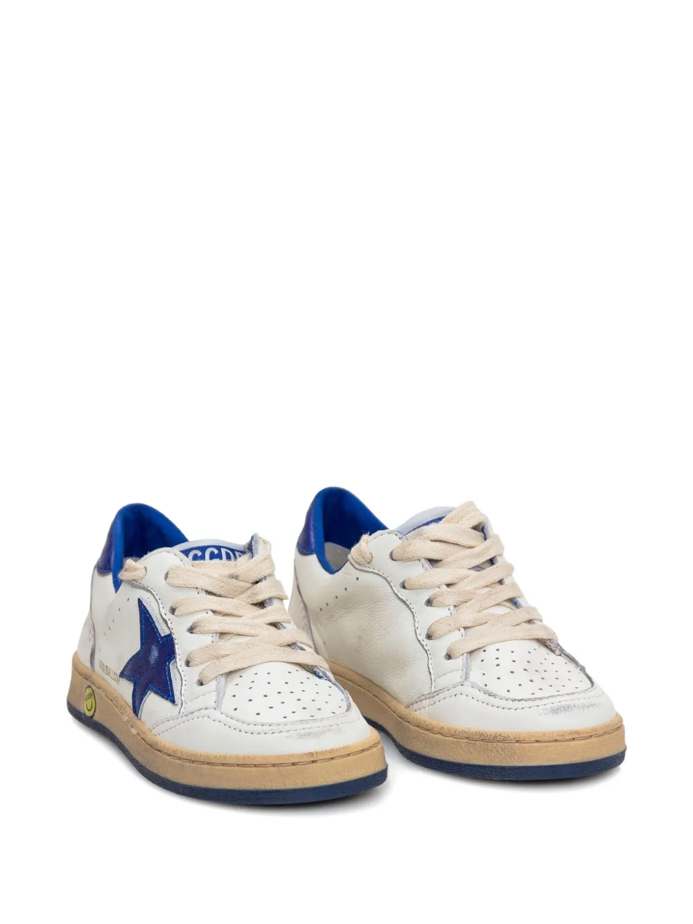 Golden Goose Kids Ball Star sneakers Wit