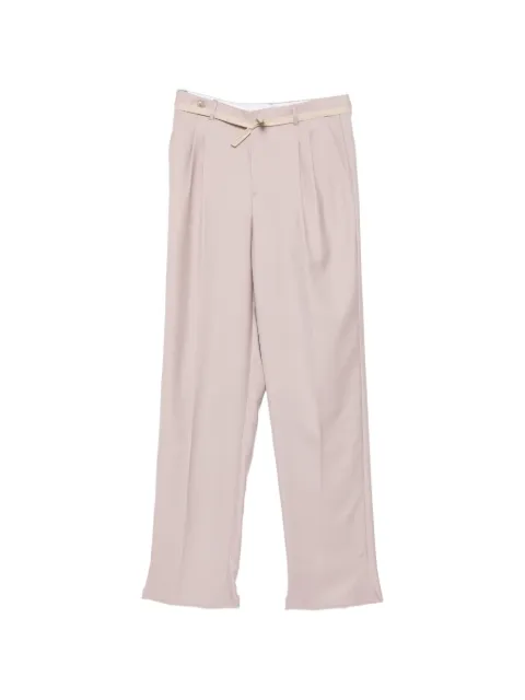 Brioni silk drawstring trousers