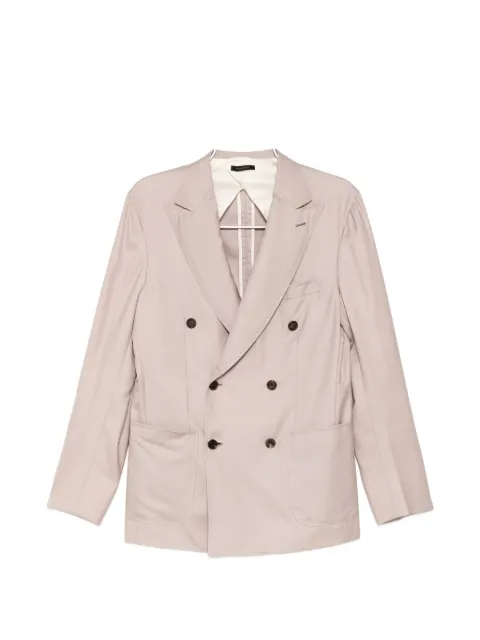 Brioni double-breasted peak-lapel jacket