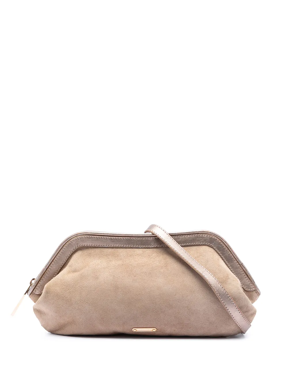 Burberry Pre-Owned 2000-2017 Prorsum Suede Frame crossbody bag - Brown