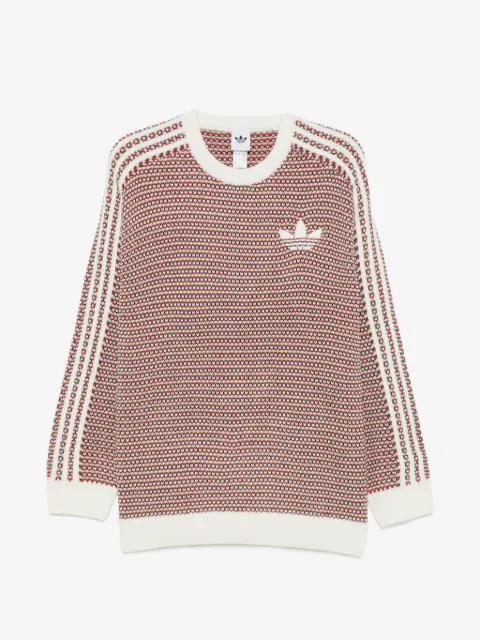 adidas Trefoil logo-embroidered sweater