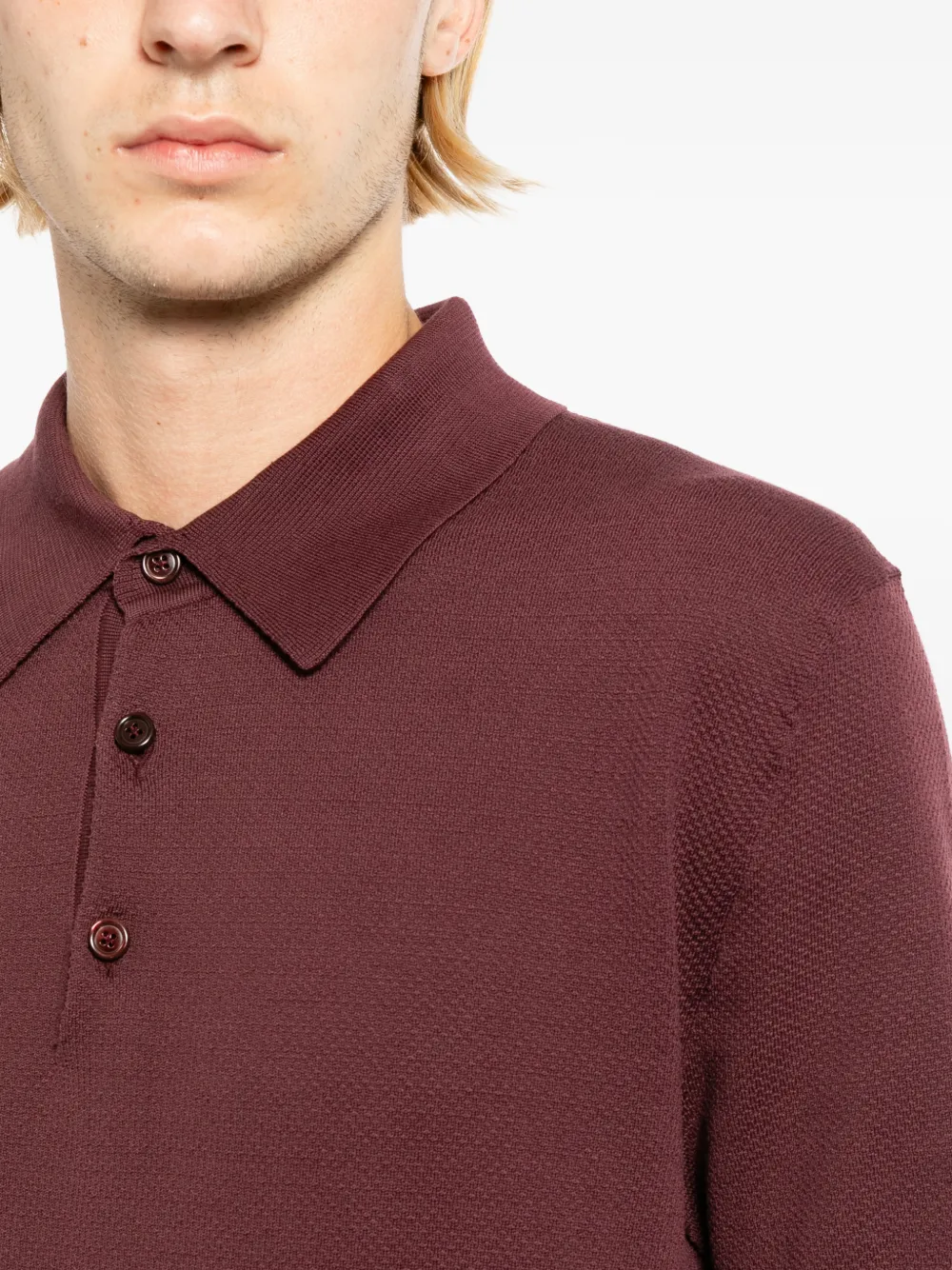 Brioni Poloshirt met korte mouwen Rood