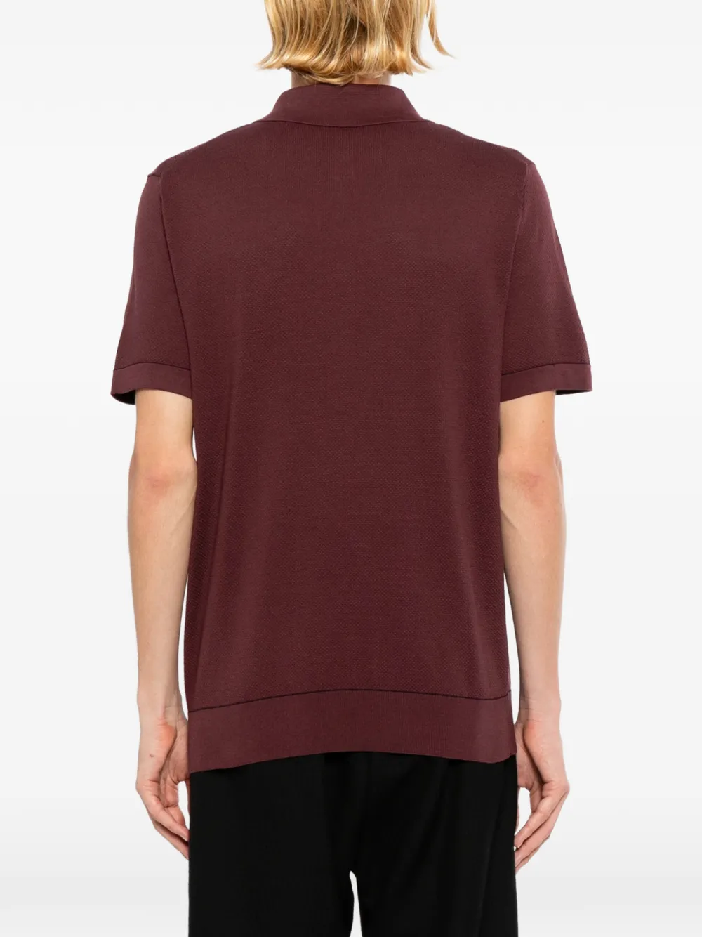 Brioni Poloshirt met korte mouwen Rood
