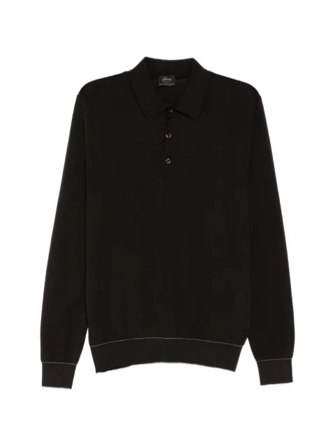 Brioni polo de piqué Sea Island