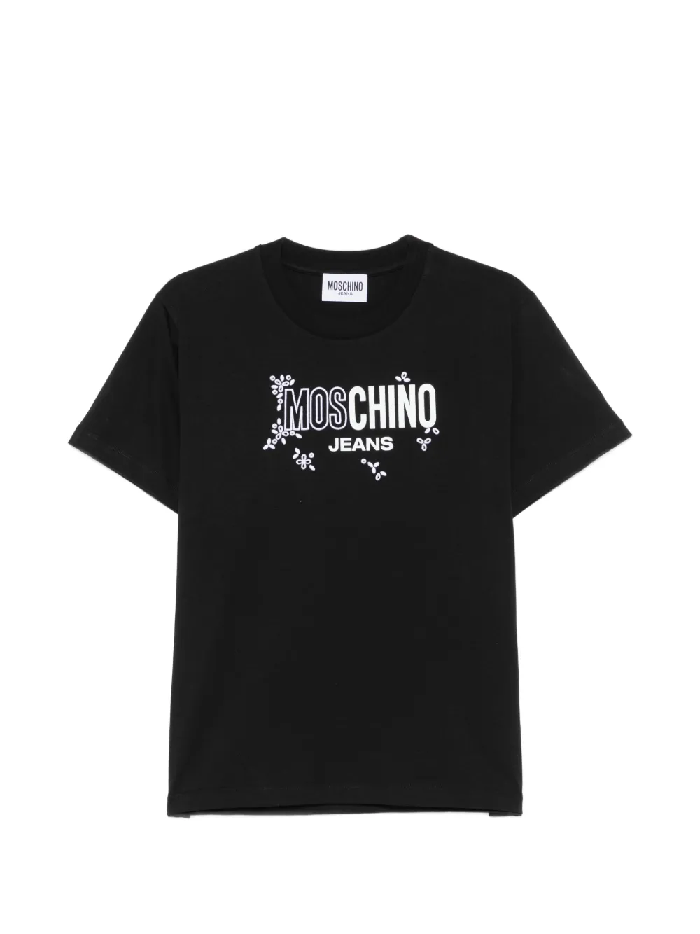 MOSCHINO JEANS logo-detail T-shirt - Nero