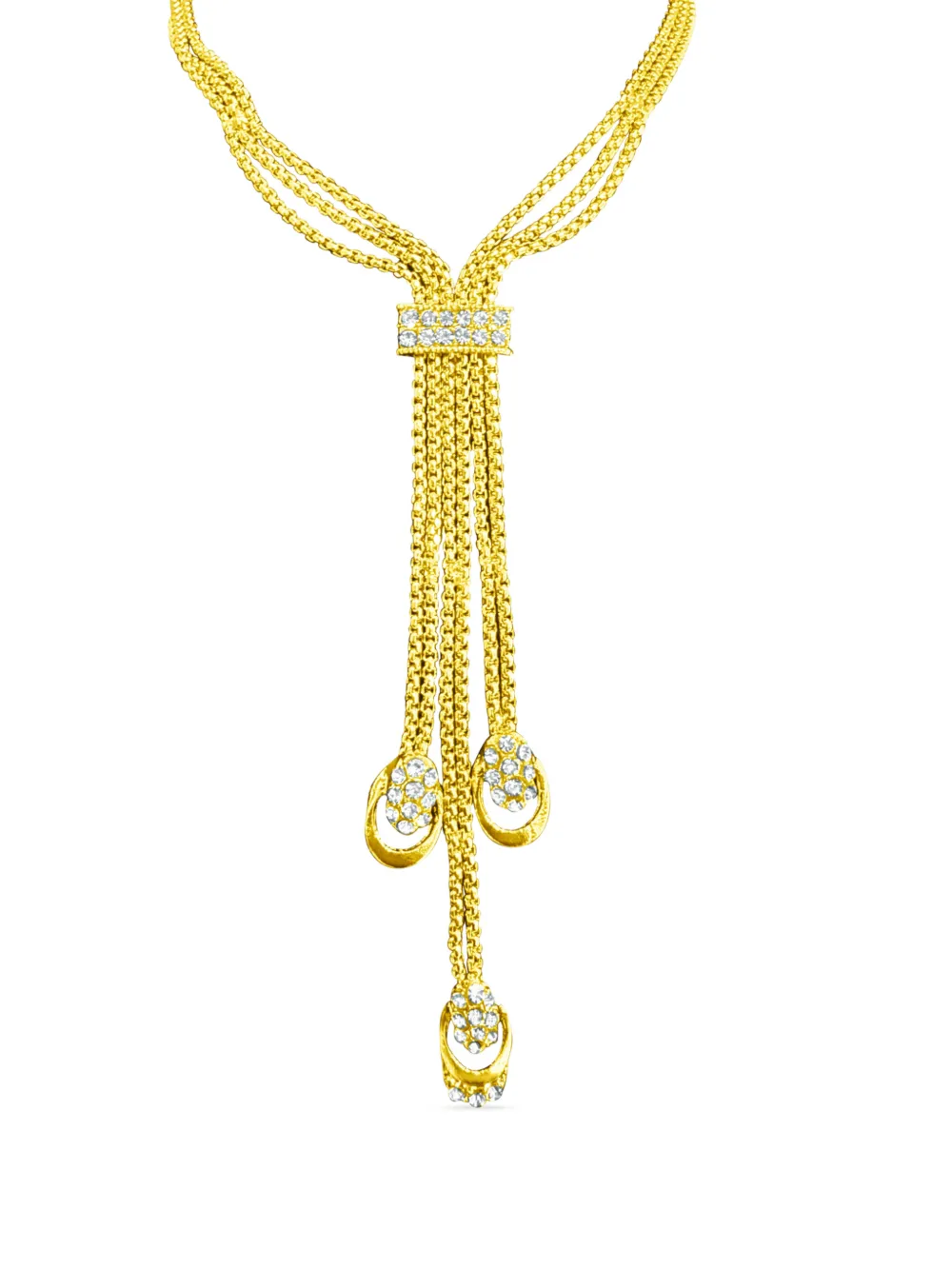 HZMER JEWELLERY Saundarya multi-chain necklace - Oro