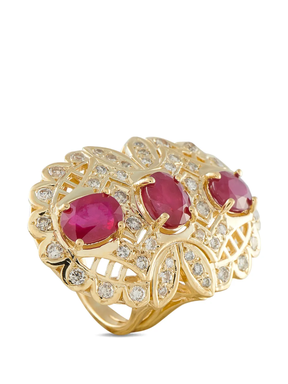 LB Exclusive ruby and diamond ring - Oro