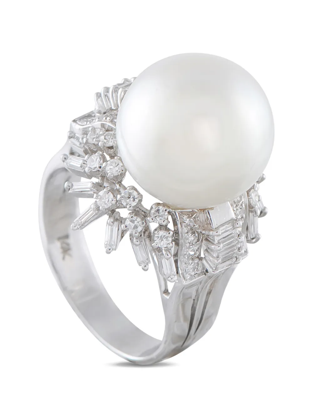 LB Exclusive pearl and diamond ring - Argento