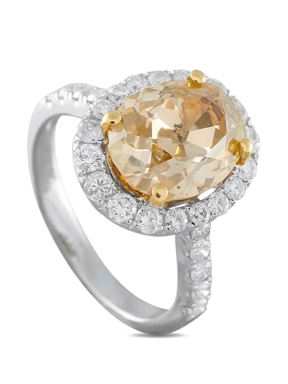 LB Exclusive diamond halo ring - Argento