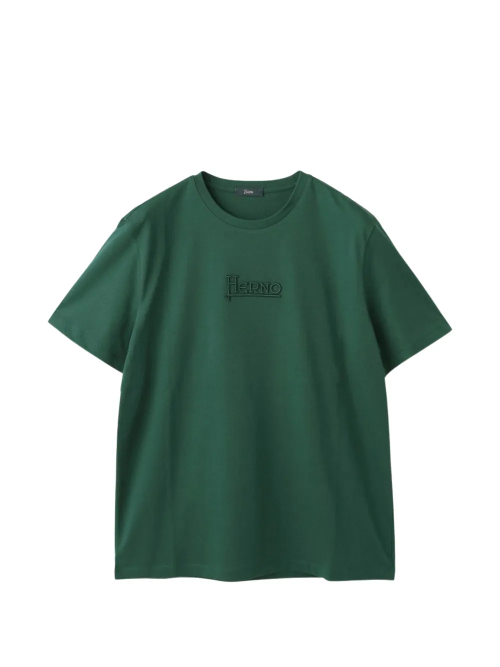 Herno logo刺绣T恤 | 绿色 | Image 1