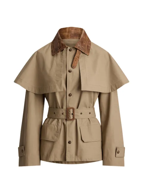 Ralph Lauren Collection Brannigan Jacke mit Cape-Detail