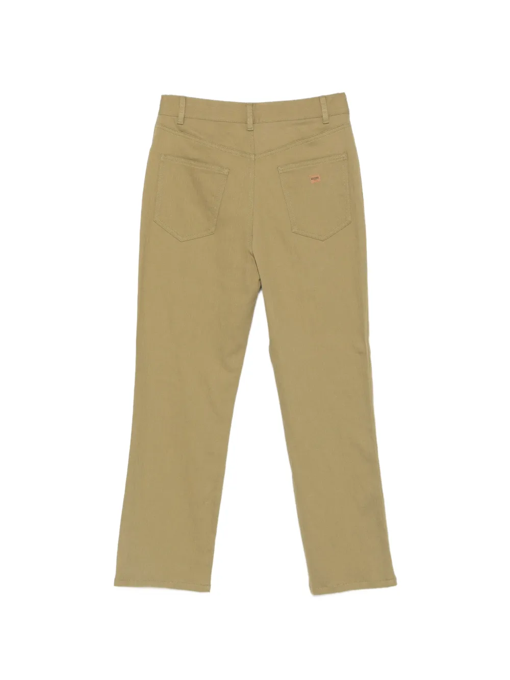 MOSCHINO JEANS Broek met logopatch Groen