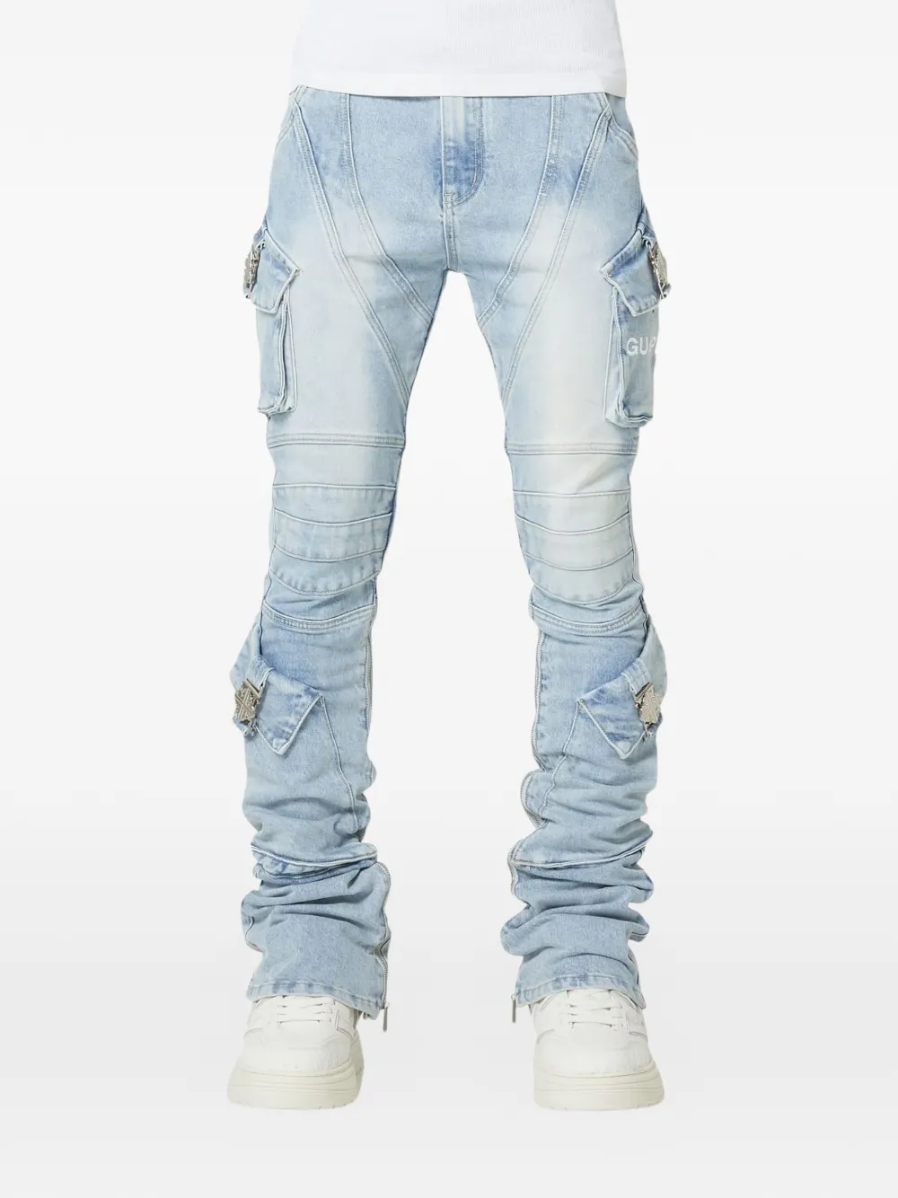  Guapi Jeans Cargo Black Ops - Blu 