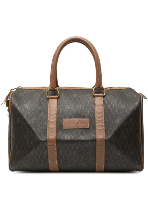 Christian Dior Pre-Owned 20th Century Honeycomb Coated Canvas boston bag