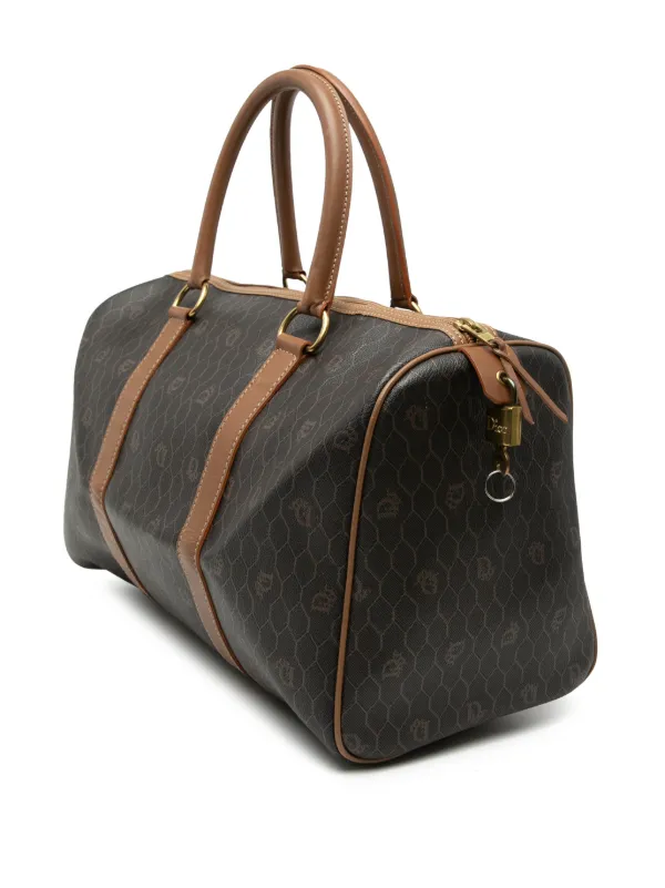 Christian Dior Pre-Owned 20th Century Honeycomb Coated Canvas