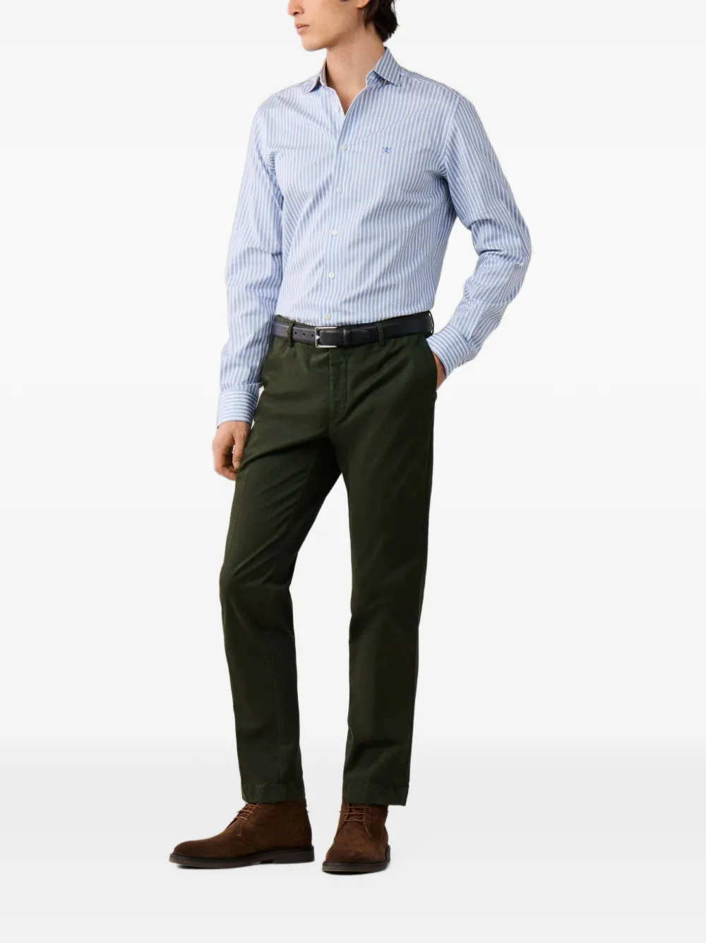 Hackett London Kensington broek Groen