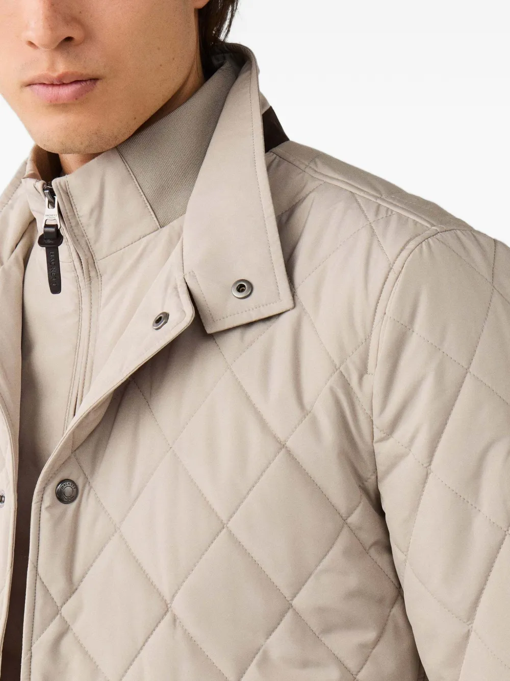 Hackett London Paddock gewatteerd jack Beige