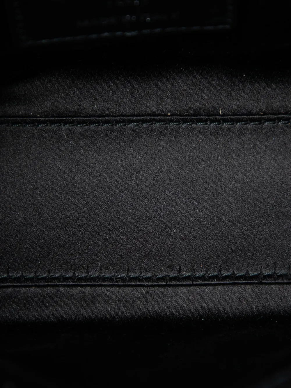 Dior Pre-owned 2018 Mini Velvet Cannage Strass Embellished Lady Dior Satchel in Black, view 5