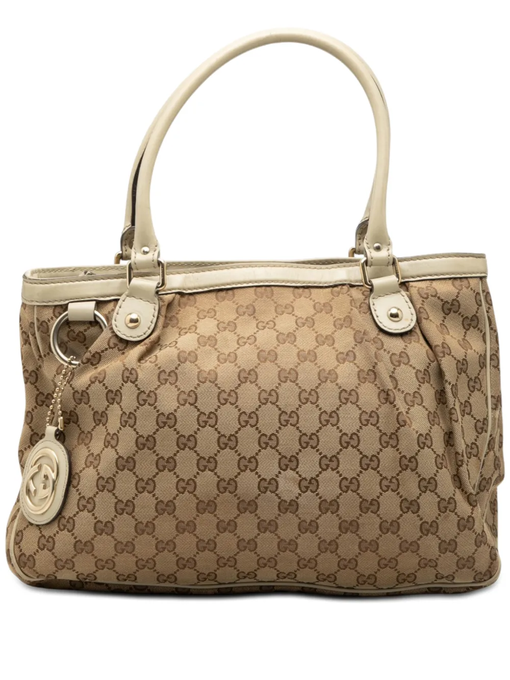 Gucci Pre-Owned 2000-2015 GG Canvas Sukey tote bag - Bianco