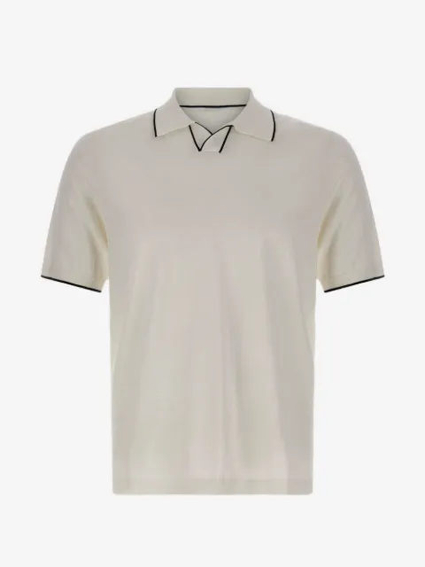 Kangra contrast-piping T-shirt