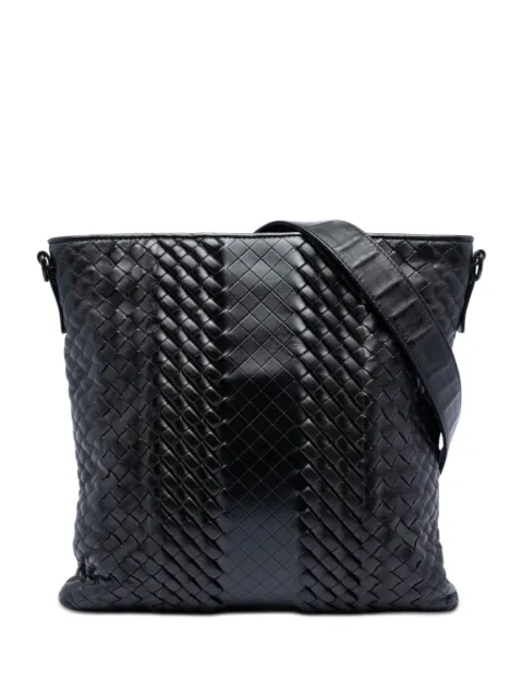 Bottega Veneta Pre-Owned bolsa crossbody Intreccio Imperatore de piel 2012-2026