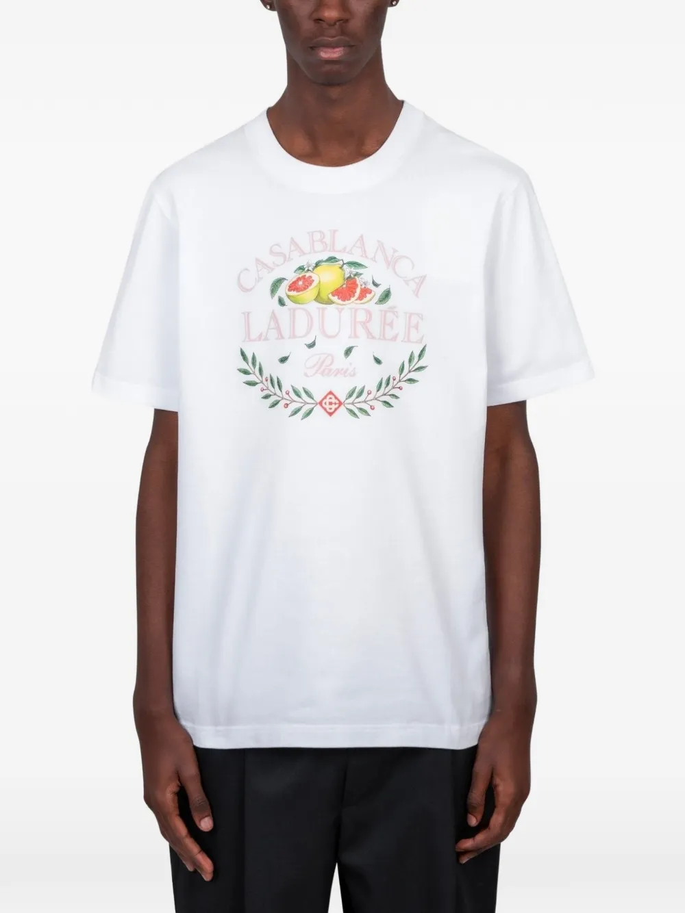 Casablanca graphic-print T-shirt - Bianco