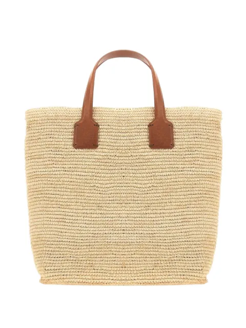 DRAGON DIFFUSION x Sovani woven raffia tote bag