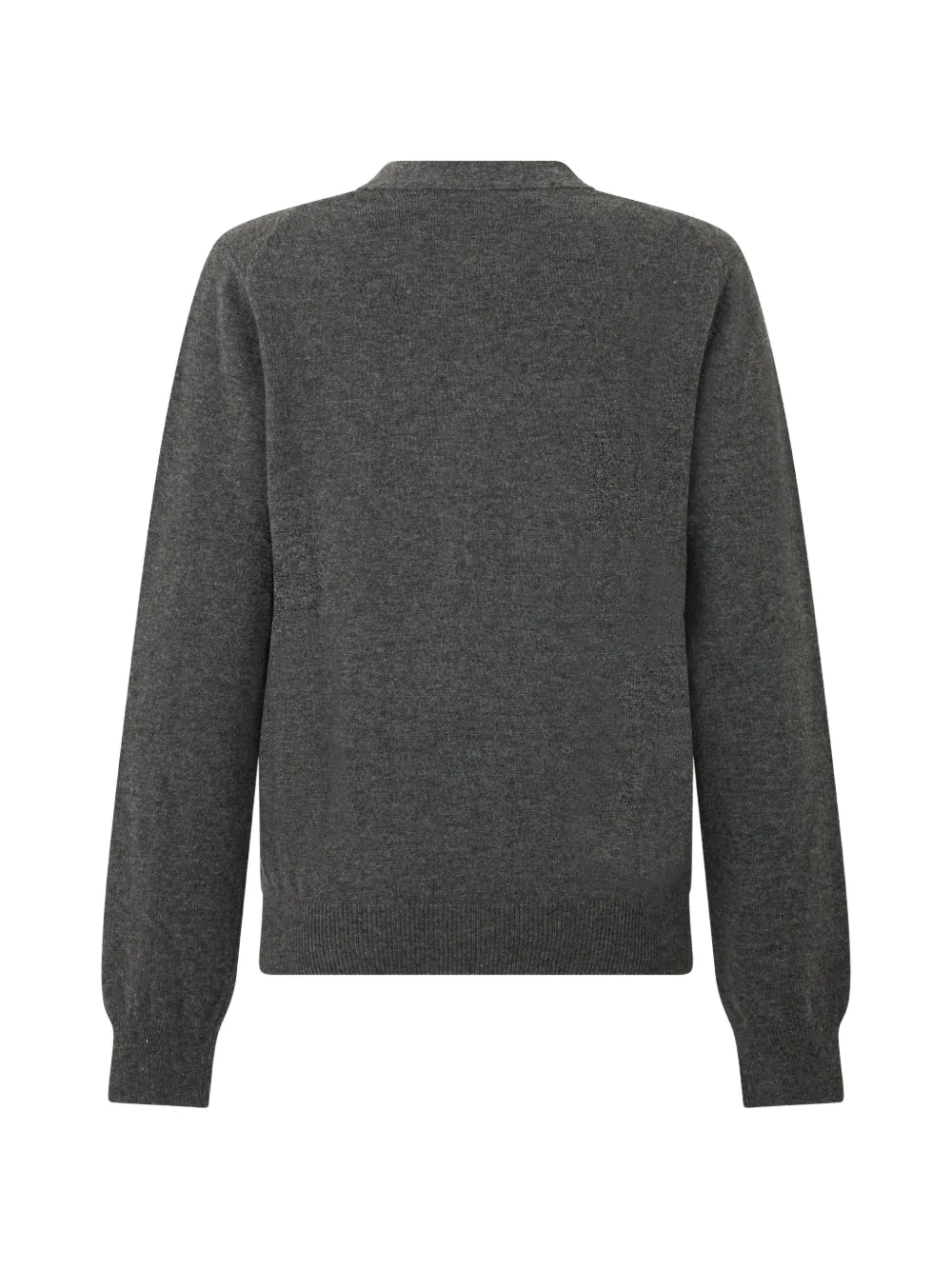 Comme Des Garçons Play Vest met V-hals en hartpatch Grijs
