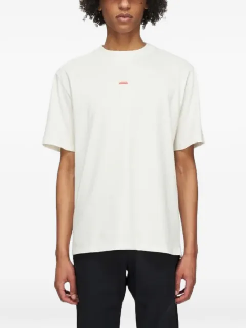 UNNA heart-print logo-print T-shirt
