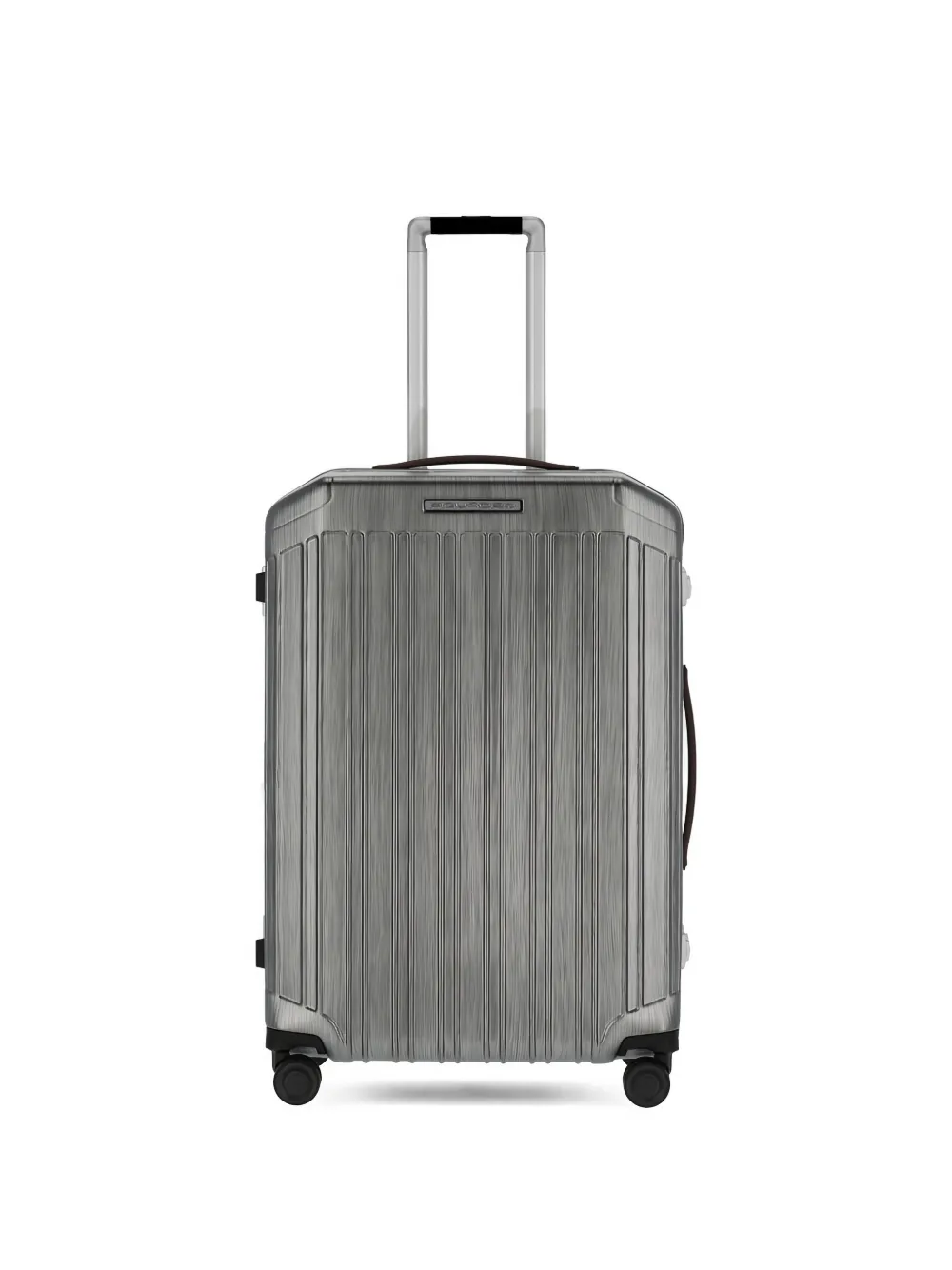 PIQUADRO medium ridged hardside suitcase - Grigio
