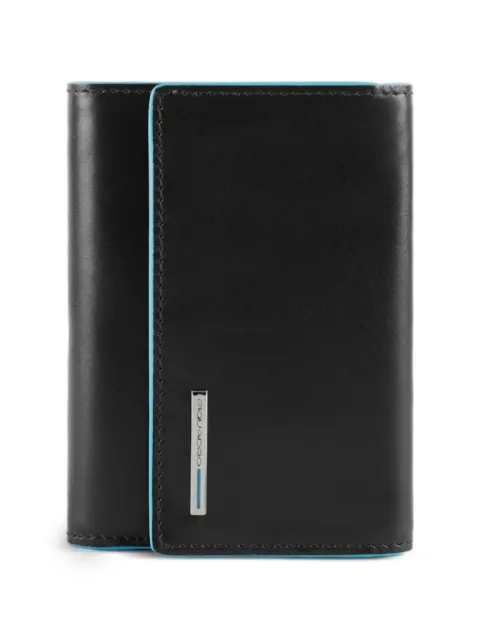 PIQUADRO trifold leather wallet
