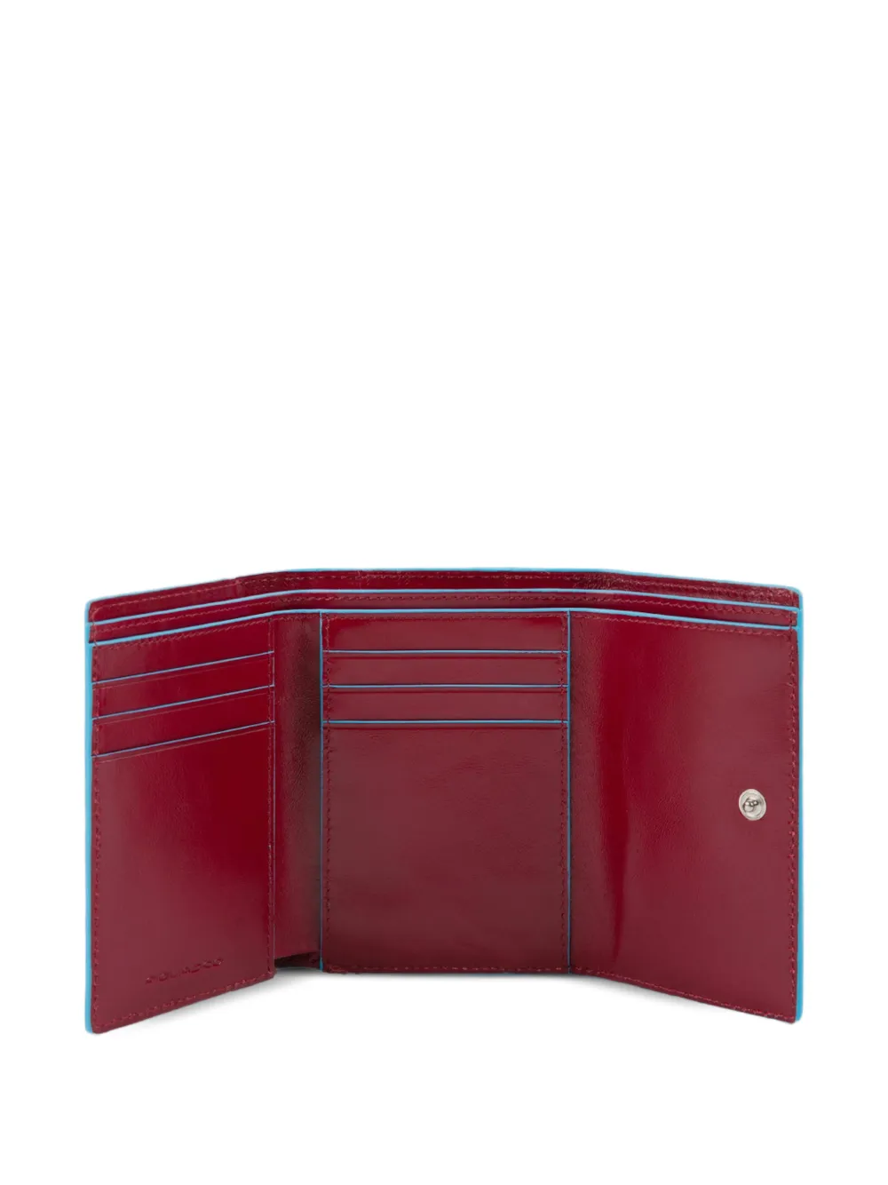 PIQUADRO Leren portemonnee Rood