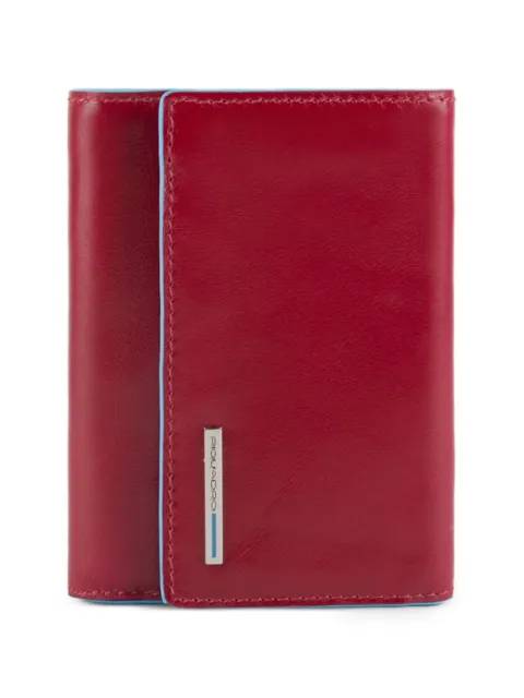 PIQUADRO trifold leather wallet