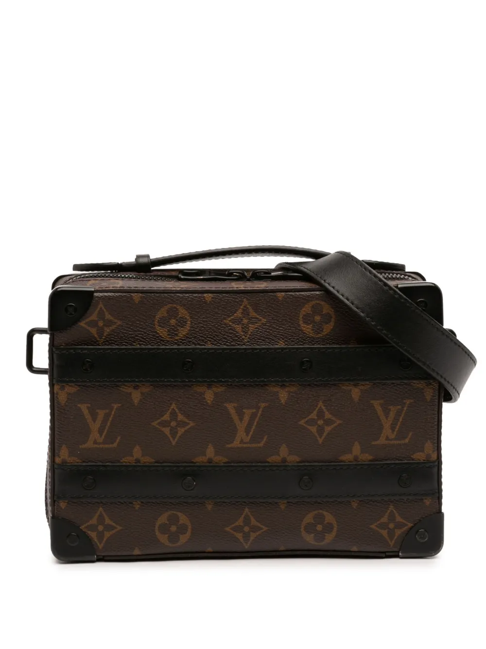 Louis Vuitton Pre-Owned 2021-2026 Monogram Macassar Handle Soft Trunk satchel - Braun