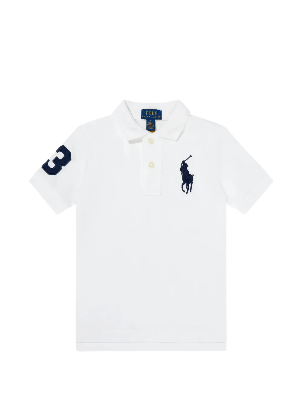 POLO RALPH LAUREN KIDS Big Pony polo shirt - Bianco