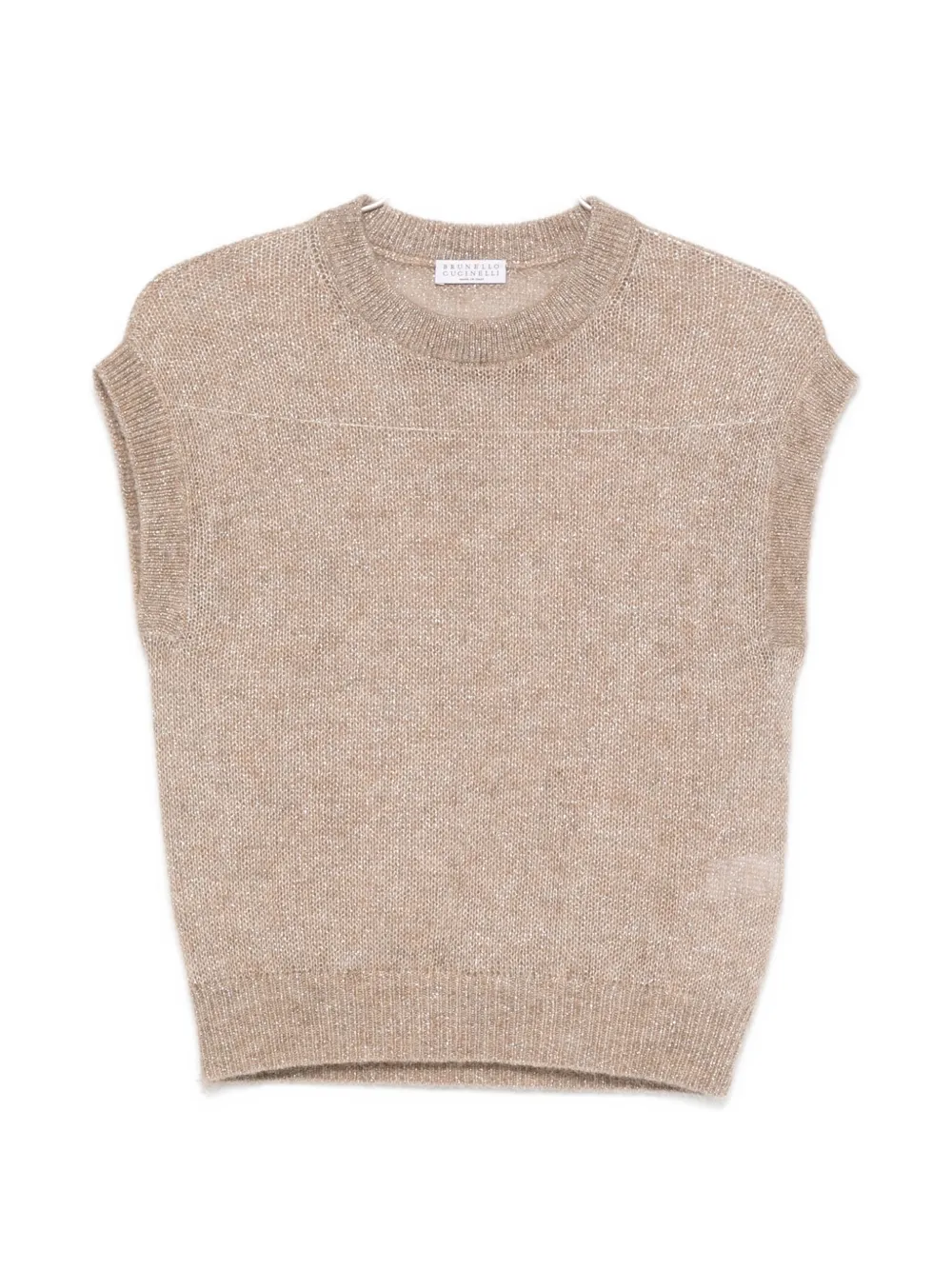 Brunello Cucinelli crew-neck vest - Toni neutri
