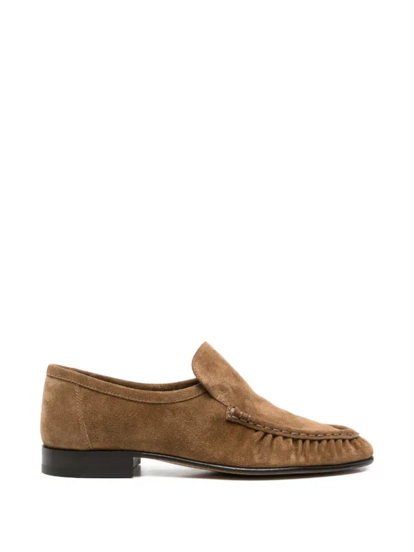 The Row Soft Moccasin Two in Brown