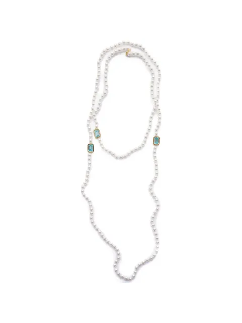 Izabel Display Mega Pearl cubic-zirconia necklace