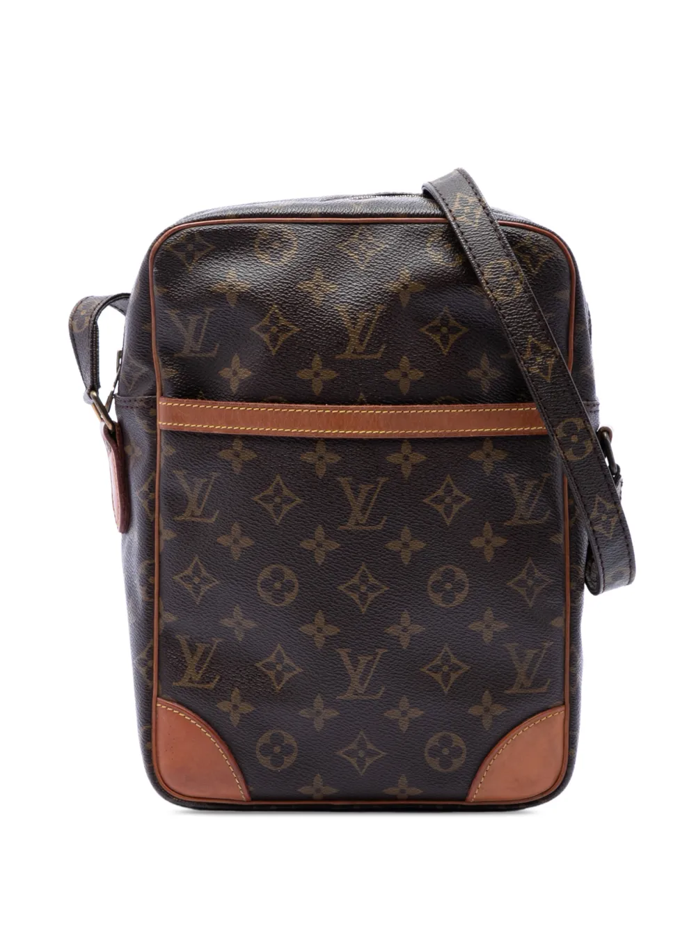 Louis Vuitton Pre-Owned 1990 Monogram Danube MM crossbody bag - Braun