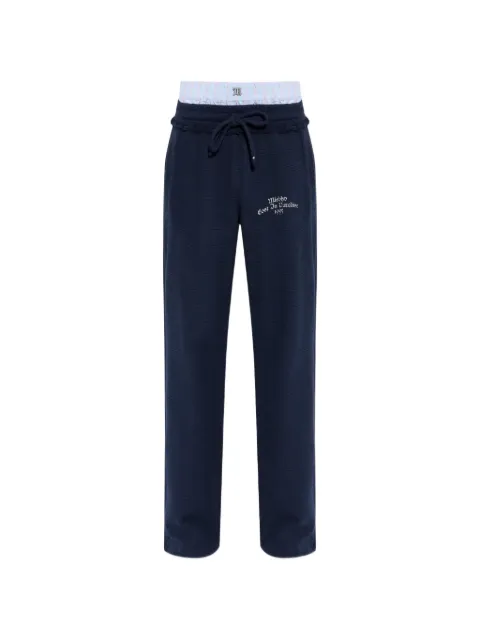 MISBHV waffle-knit layered track pants
